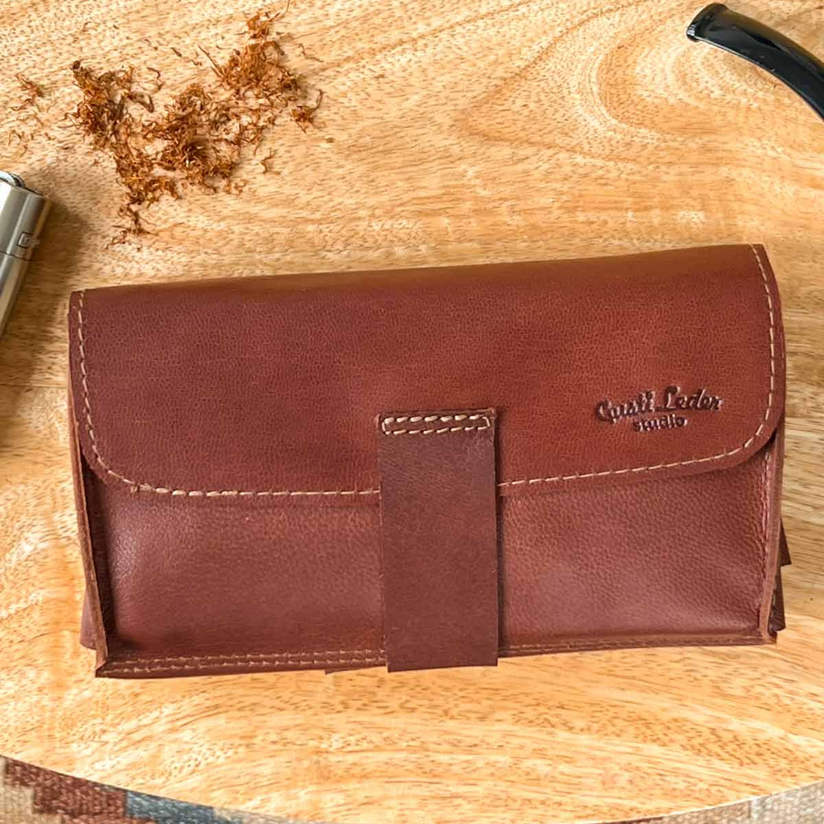 pocket tobacco Tins From P. Lorillard Tobacco Company  Each One Sold Individually Carry your tobacco stuff in style Ian" Leather Pipe Case at