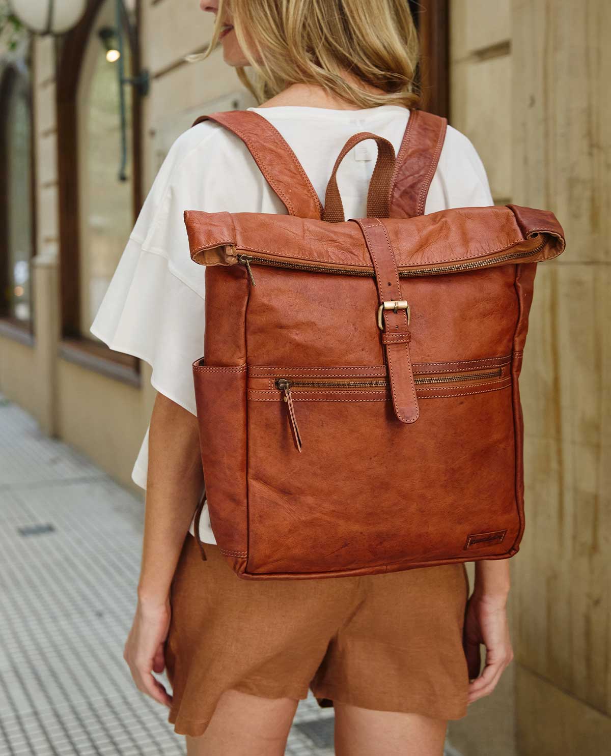 Leren shopper zwart - De Tagine Leren shopper zwart - De Tagine