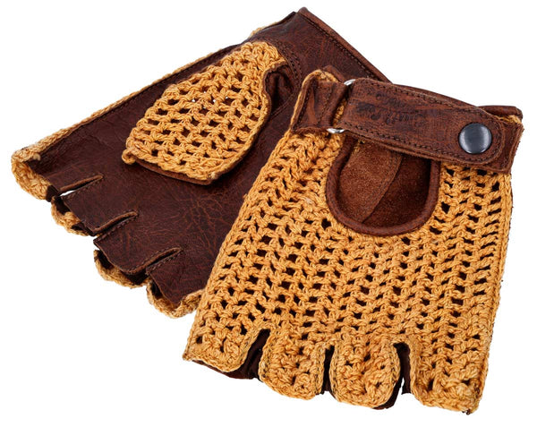 gusti leder handschuhe Handschuhe "Maison" aus braunem Leder bei Gusti-Leder