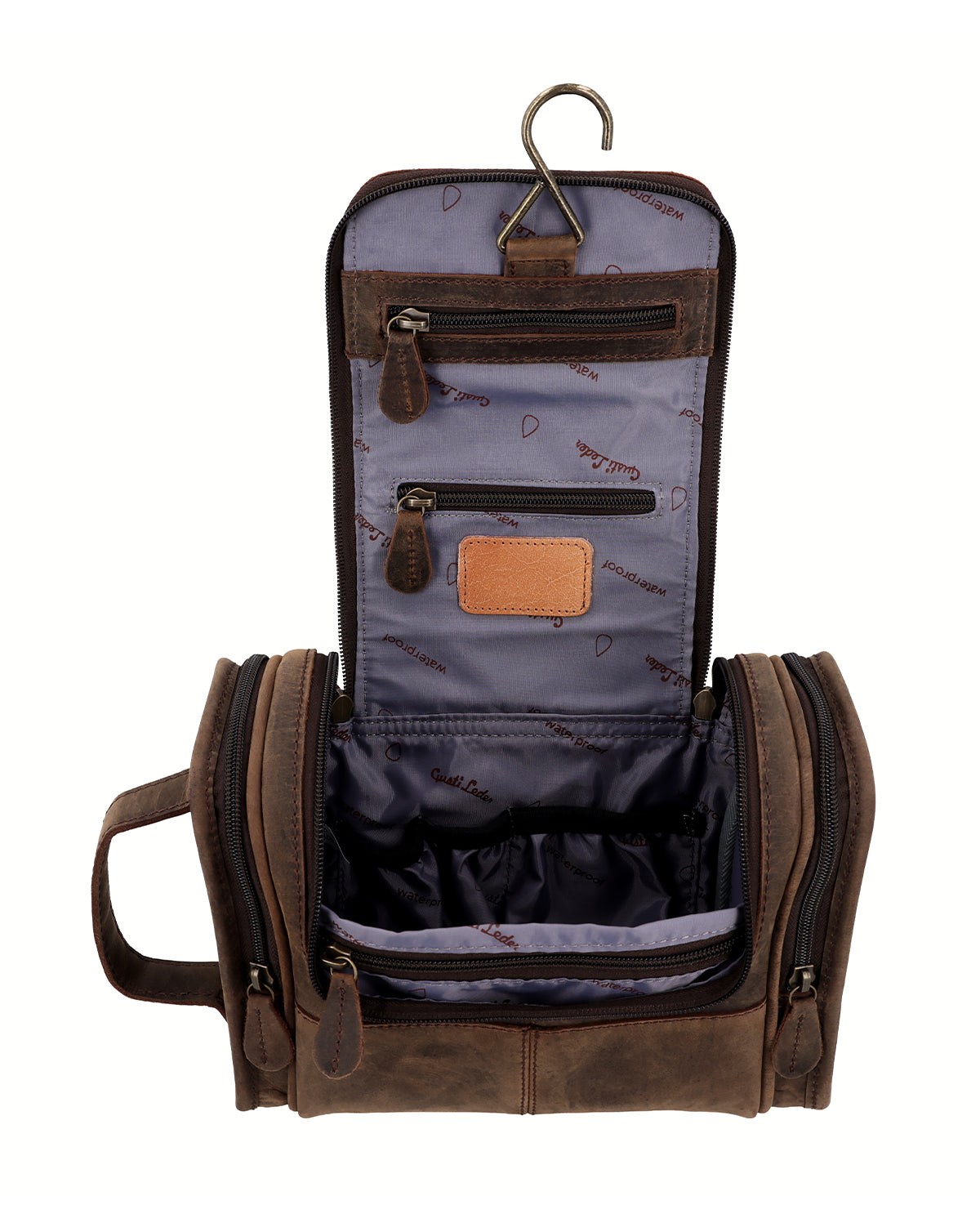 go travel toiletry bag Gusti leather Toiletry bag leather bag make up bag brown leather