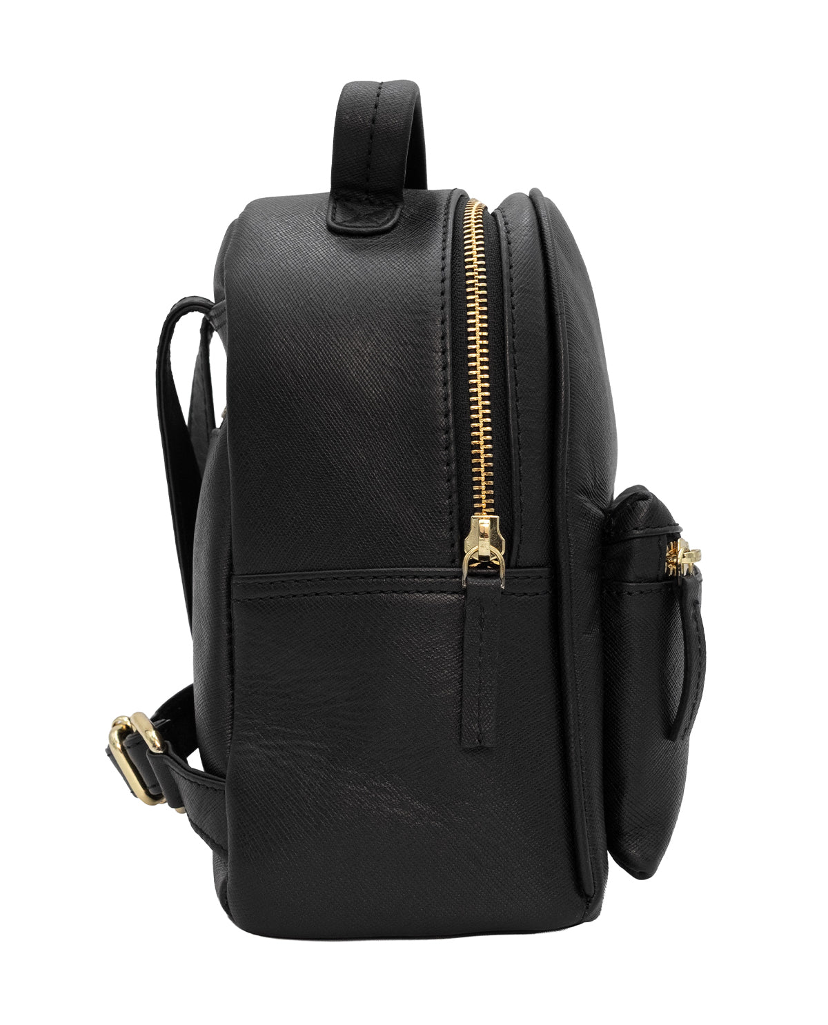 black leather backpack purse zipper Gusti Leather Backpack City Backpack Leather Backpack Small Women Leather Black