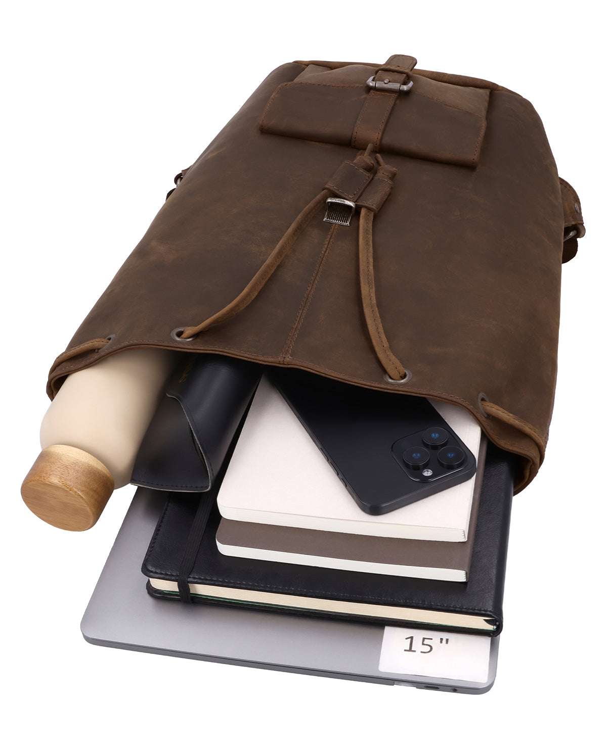 Gusti leather Backpack leather Backpack rucksack bag brown leather Gusti leather Backpack leather Backpack rucksack bag brown leather