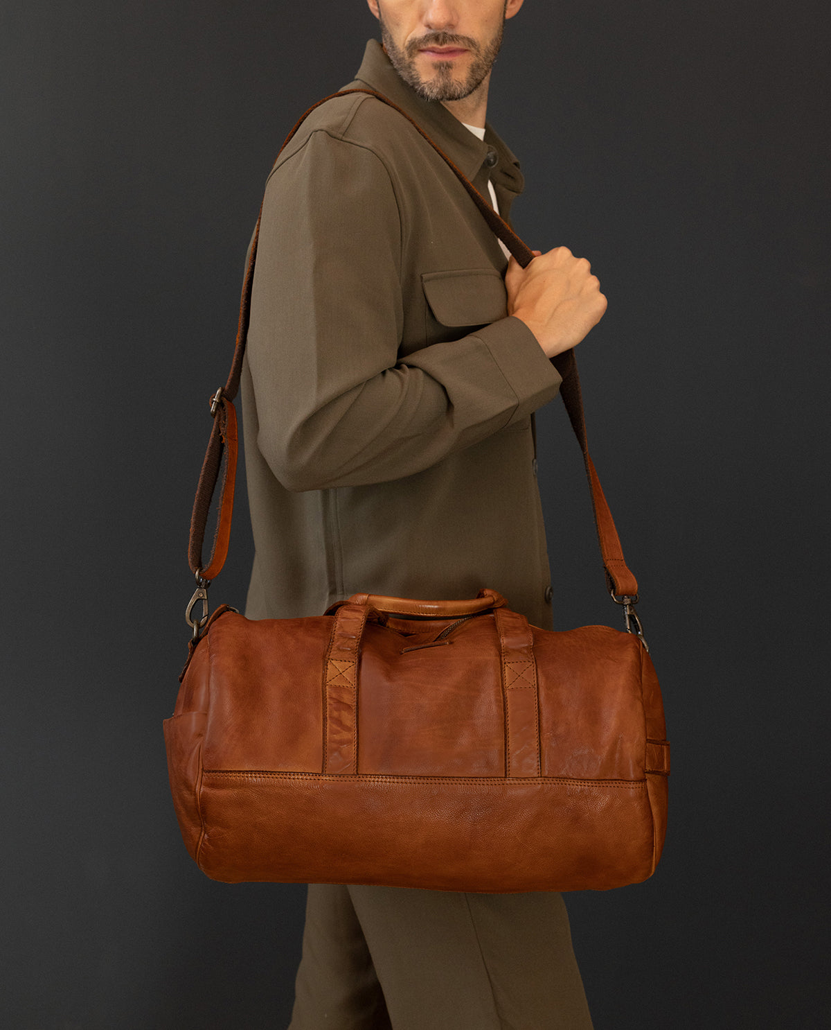 Oliver leather travel bag from Gusti Leather – Gusti Leder