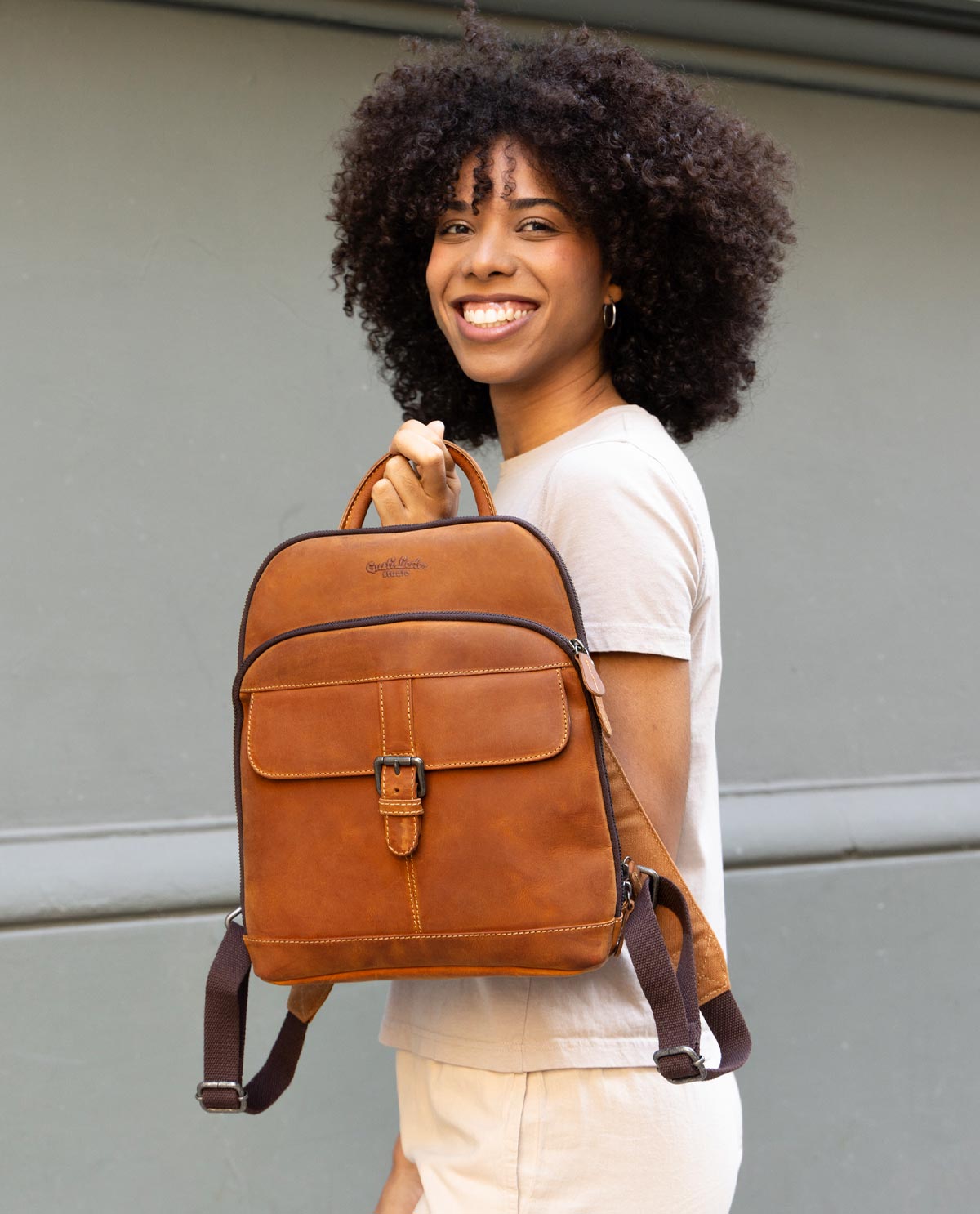 and other stories small leather backpack Gusti leather Backpack leather Backpack rucksack bag brown leather