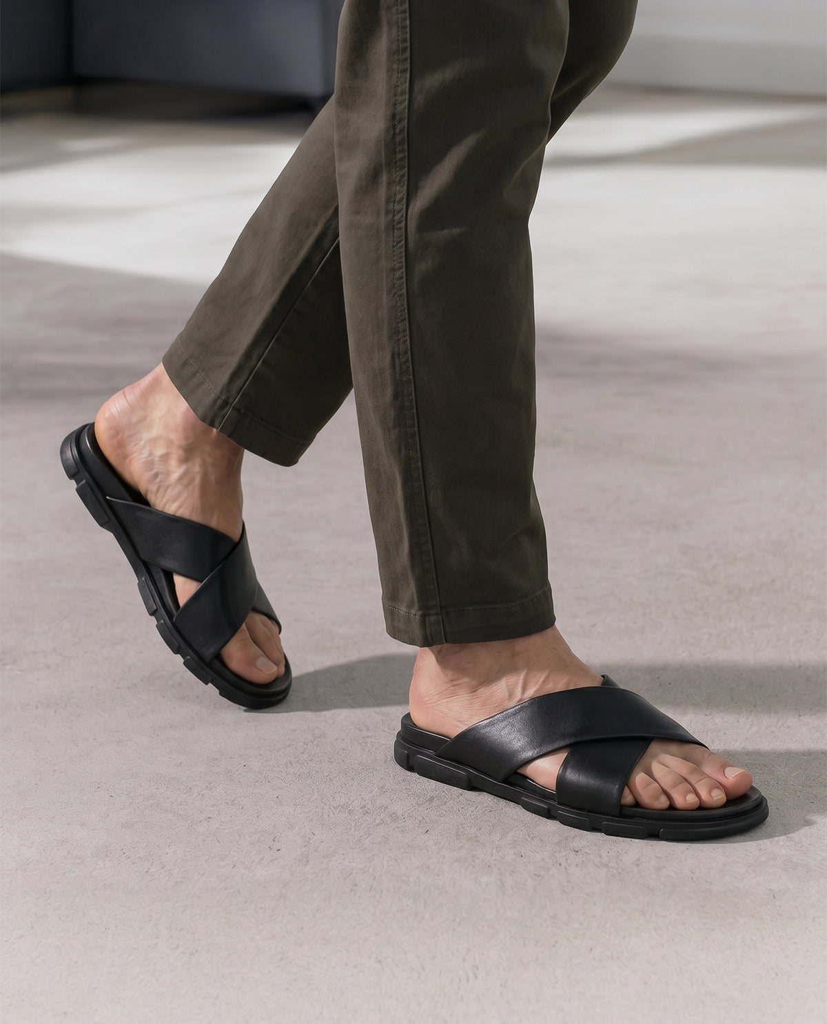 Julian” Leather Sandals at Gusti Leather – Gusti Leder