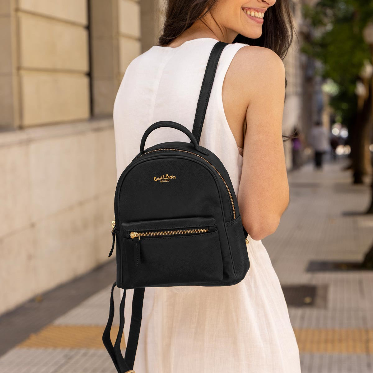 Wendy leather backpack at Gusti-Leder.de Wendy leather backpack at Gusti-Leder.de