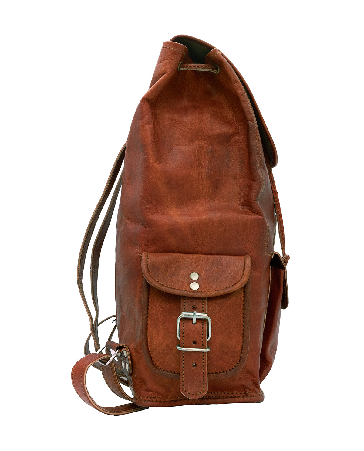 【美品】Leather backpack / brown リュック Bobbie 15